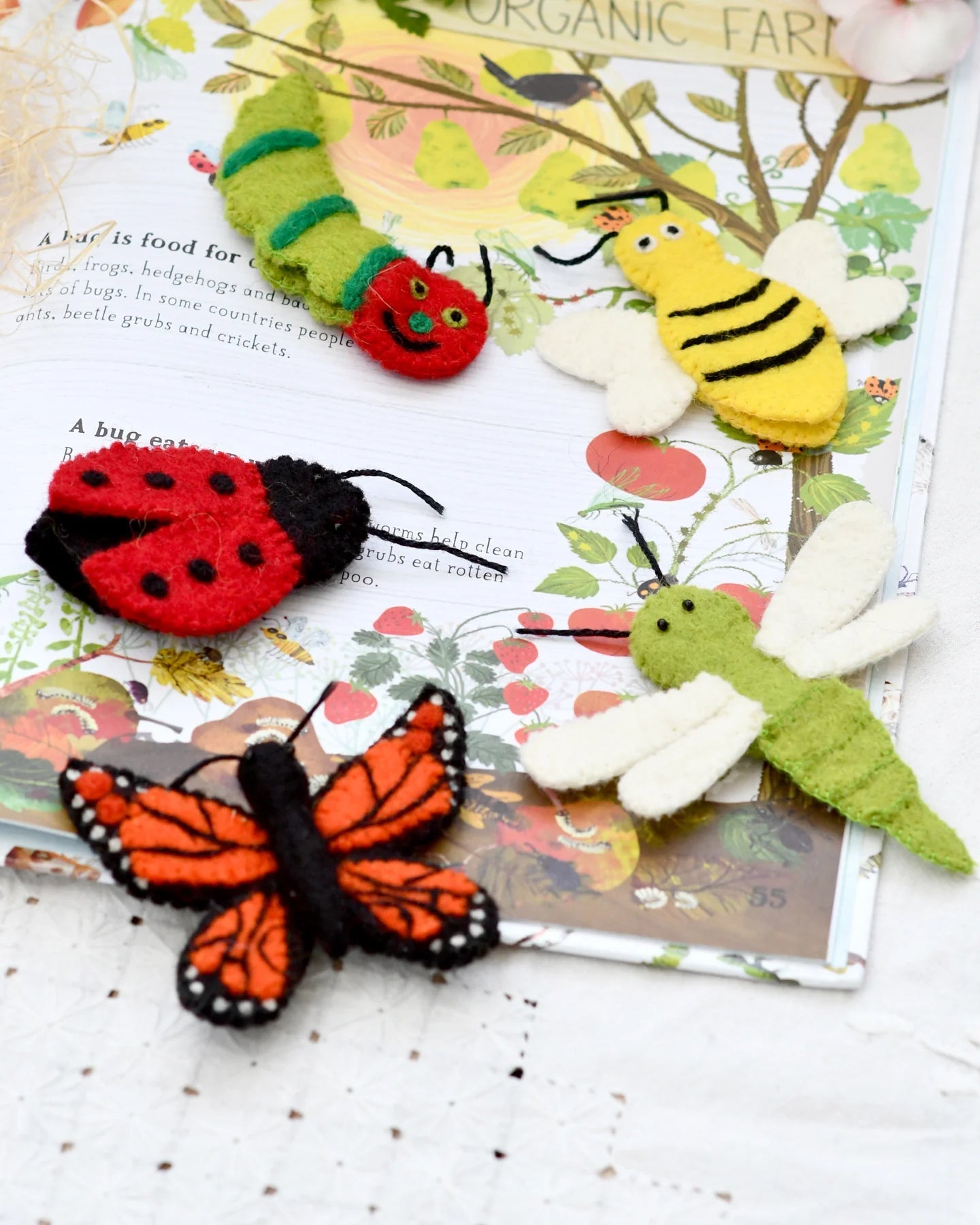 TARA TREASURES | INSECTS AND BUGS FINGER PUPPET SET by TARA TREASURES - The Playful Collective
