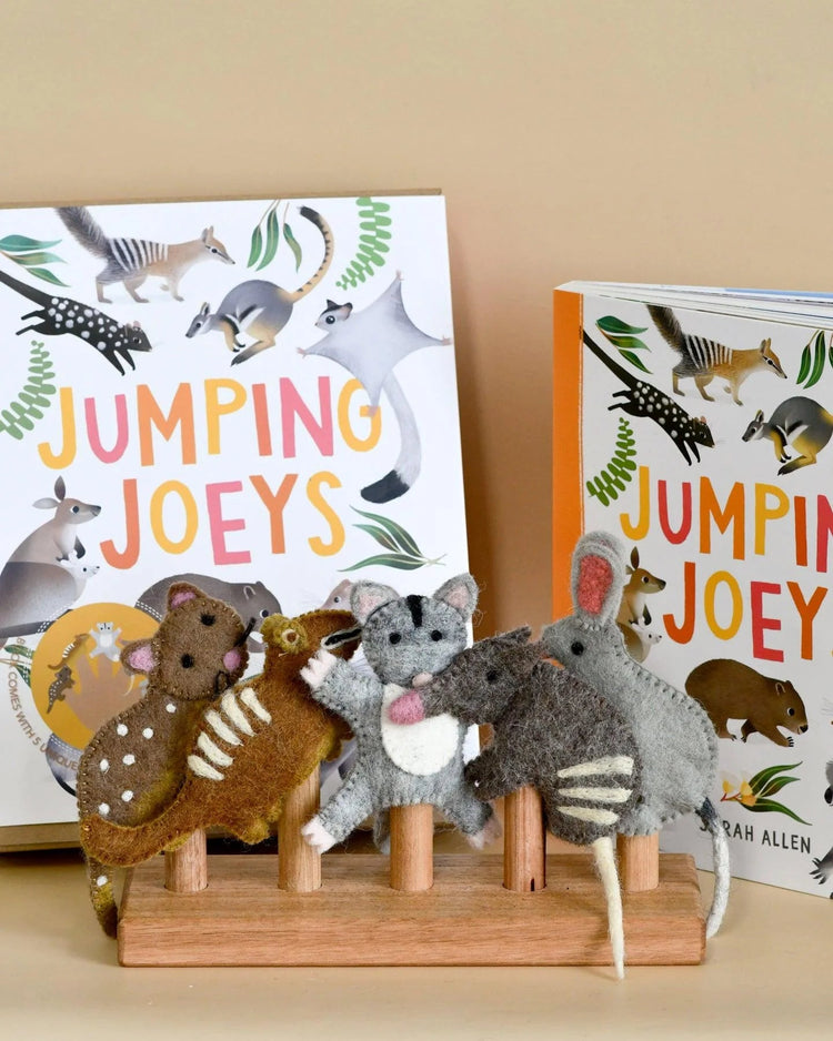 TARA TREASURES | JUMPING JOEYS BY SARAH ALLEN - BOOK & FINGER PUPPET SET *PRE-ORDER* by TARA TREASURES - The Playful Collective
