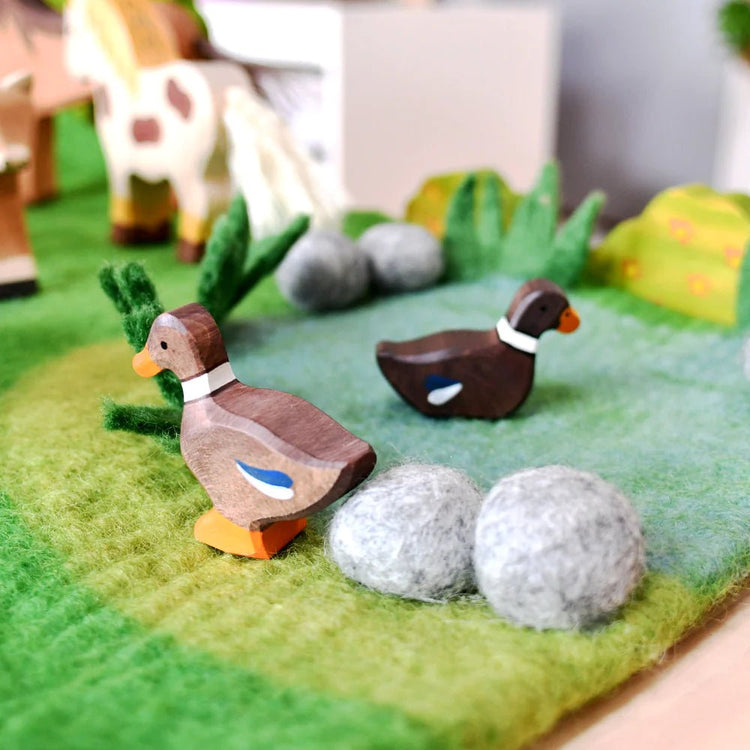 TARA TREASURES | LARGE FARM FELT PLAY MAT PLAYSCAPE by TARA TREASURES - The Playful Collective