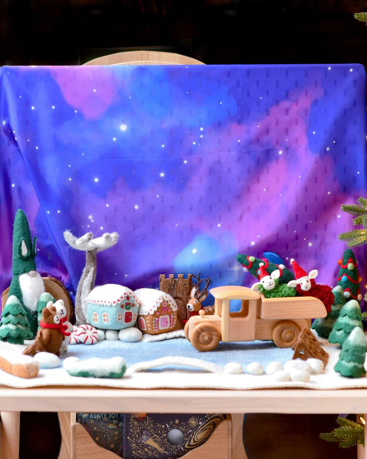 TARA TREASURES | LARGE SNOW ICE RINK PLAY MAT PLAYSCAPE by TARA TREASURES - The Playful Collective