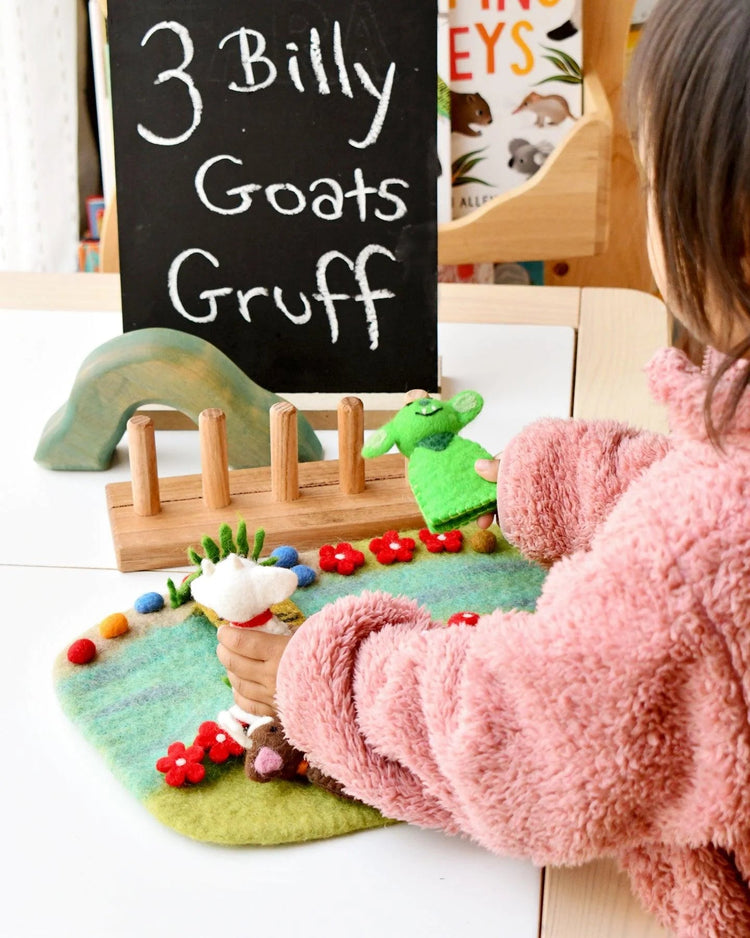 TARA TREASURES | THREE BILLY GOATS GRUFF FINGER PUPPET SET by TARA TREASURES - The Playful Collective