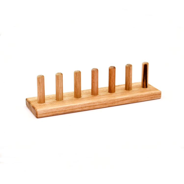 TARA TREASURES | WOODEN FINGER PUPPET STAND (7 RODS) by TARA TREASURES - The Playful Collective