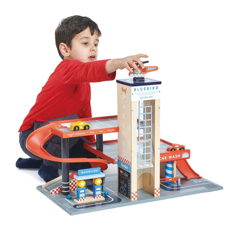 TENDER LEAF TOYS | BLUE BIRD SERVICE STATION by TENDER LEAF TOYS - The Playful Collective