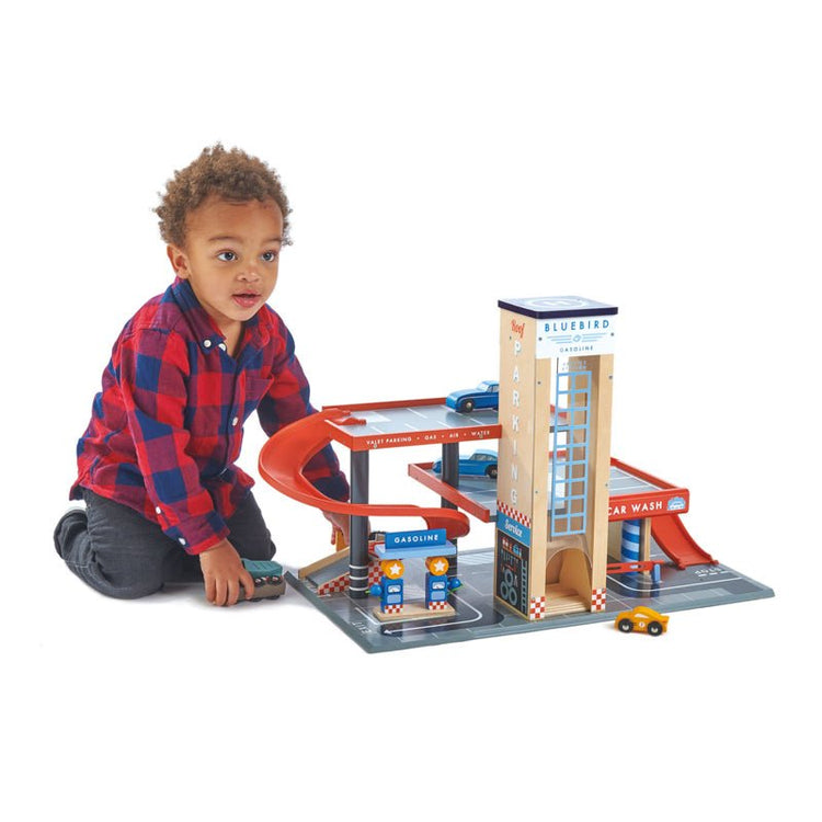 TENDER LEAF TOYS | BLUE BIRD SERVICE STATION by TENDER LEAF TOYS - The Playful Collective