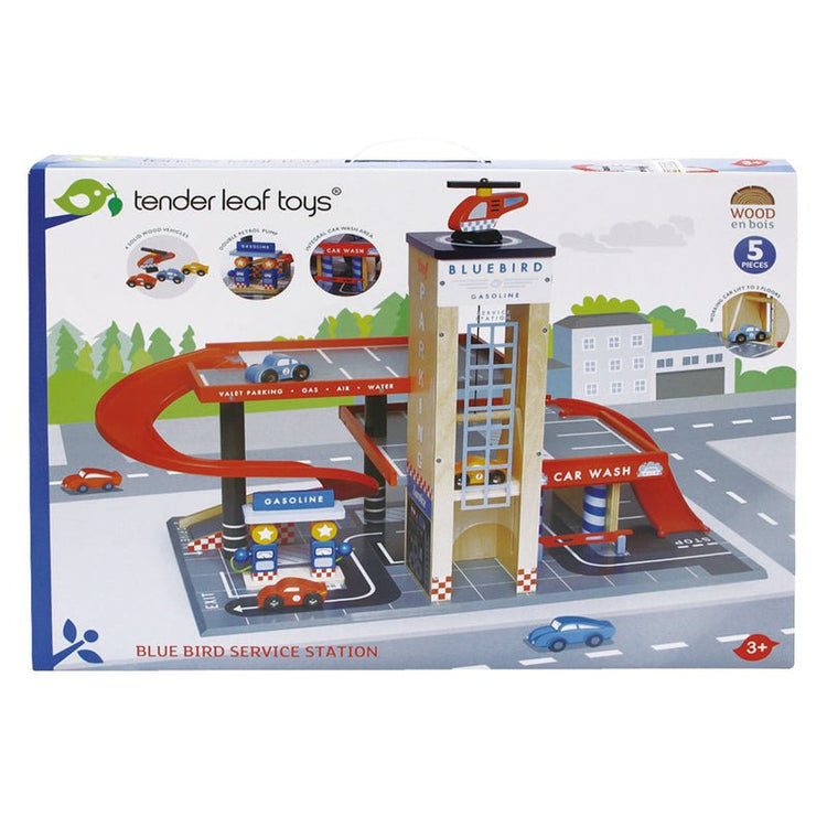TENDER LEAF TOYS | BLUE BIRD SERVICE STATION by TENDER LEAF TOYS - The Playful Collective