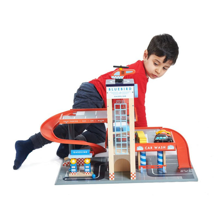 TENDER LEAF TOYS | BLUE BIRD SERVICE STATION by TENDER LEAF TOYS - The Playful Collective