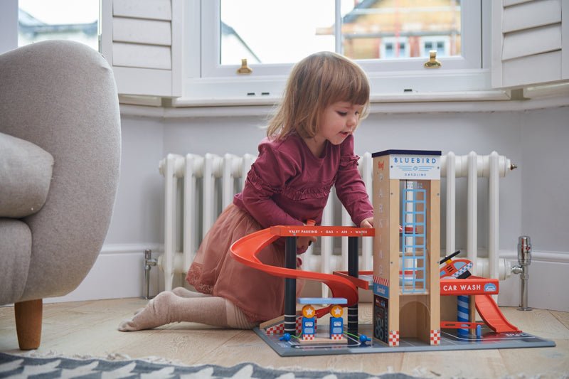 TENDER LEAF TOYS | BLUE BIRD SERVICE STATION by TENDER LEAF TOYS - The Playful Collective