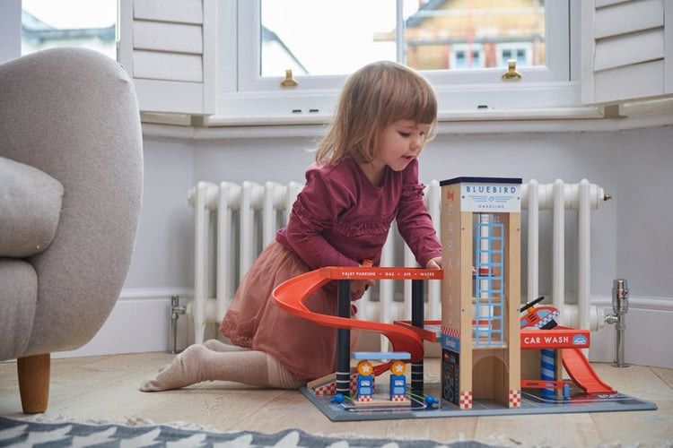 TENDER LEAF TOYS | BLUE BIRD SERVICE STATION by TENDER LEAF TOYS - The Playful Collective