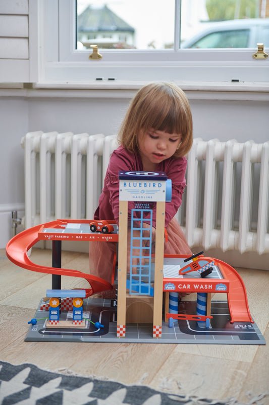 TENDER LEAF TOYS | BLUE BIRD SERVICE STATION by TENDER LEAF TOYS - The Playful Collective
