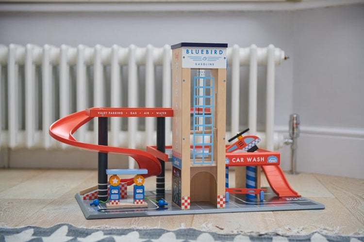 TENDER LEAF TOYS | BLUE BIRD SERVICE STATION by TENDER LEAF TOYS - The Playful Collective