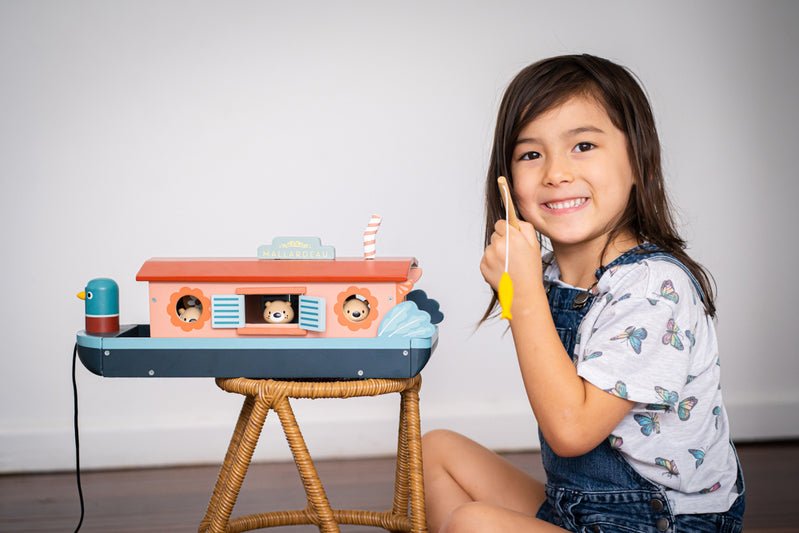 TENDER LEAF TOYS | LITTLE OTTER CANAL BOAT by TENDER LEAF TOYS - The Playful Collective