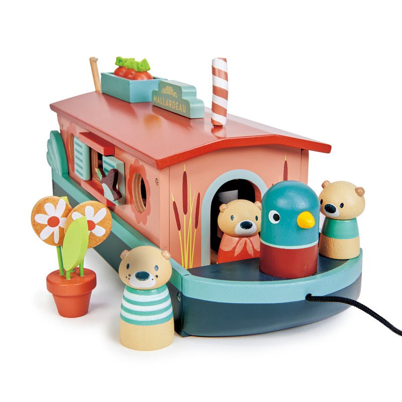 TENDER LEAF TOYS | LITTLE OTTER CANAL BOAT by TENDER LEAF TOYS - The Playful Collective