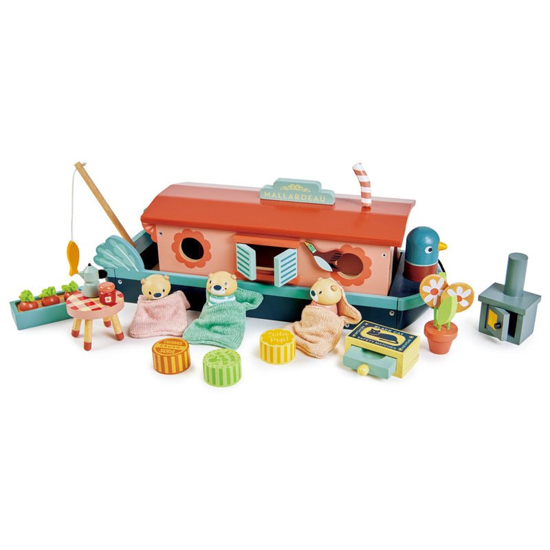 TENDER LEAF TOYS | LITTLE OTTER CANAL BOAT by TENDER LEAF TOYS - The Playful Collective