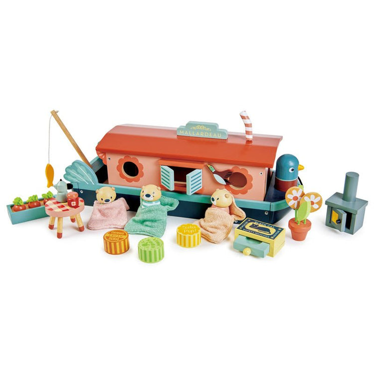 TENDER LEAF TOYS | LITTLE OTTER CANAL BOAT by TENDER LEAF TOYS - The Playful Collective