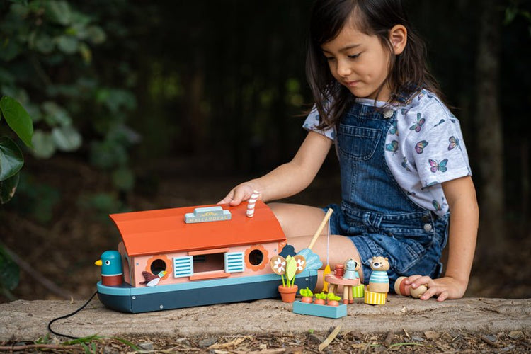 TENDER LEAF TOYS | LITTLE OTTER CANAL BOAT by TENDER LEAF TOYS - The Playful Collective