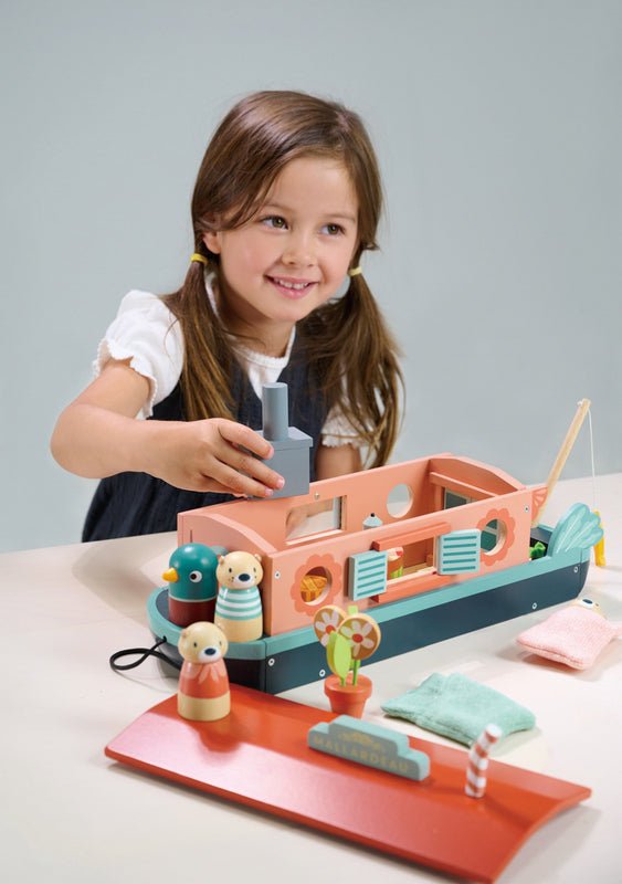 TENDER LEAF TOYS | LITTLE OTTER CANAL BOAT by TENDER LEAF TOYS - The Playful Collective