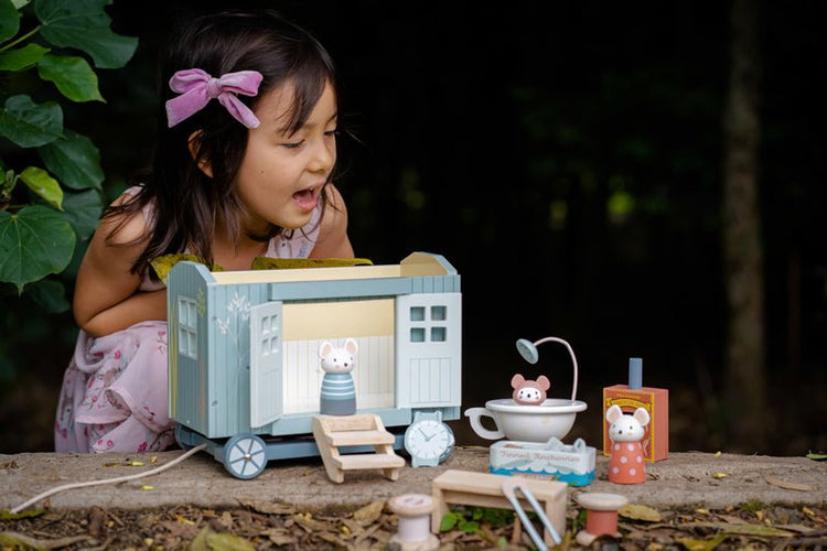 TENDER LEAF TOYS | SECRET MEADOW SHEPHERD'S HUT by TENDER LEAF TOYS - The Playful Collective