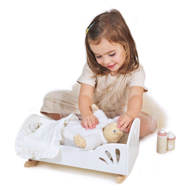 TENDER LEAF TOYS | SWEET SWAN DOLLY BED by TENDER LEAF TOYS - The Playful Collective