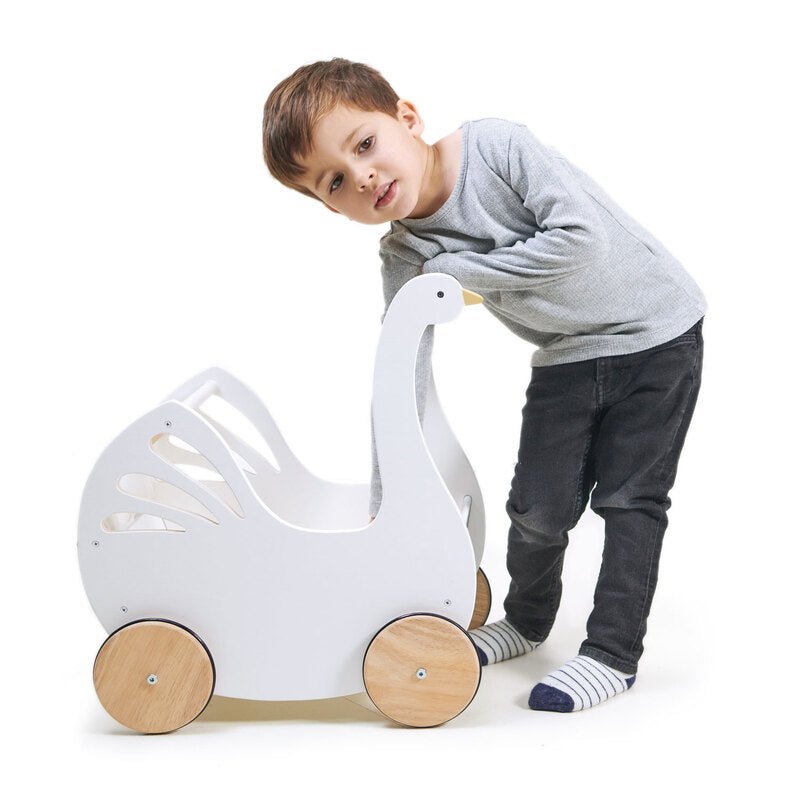 TENDER LEAF TOYS | SWEET SWAN PRAM by TENDER LEAF TOYS - The Playful Collective