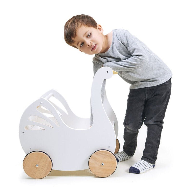 TENDER LEAF TOYS | SWEET SWAN PRAM by TENDER LEAF TOYS - The Playful Collective