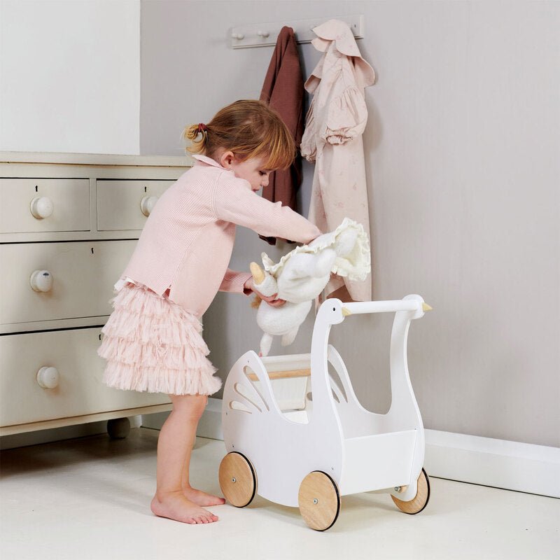 TENDER LEAF TOYS | SWEET SWAN PRAM by TENDER LEAF TOYS - The Playful Collective