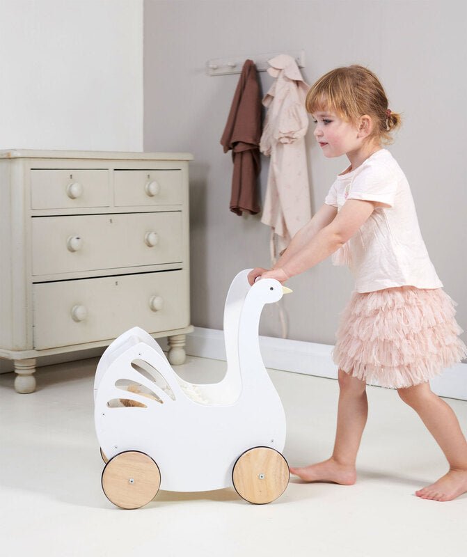 TENDER LEAF TOYS | SWEET SWAN PRAM by TENDER LEAF TOYS - The Playful Collective