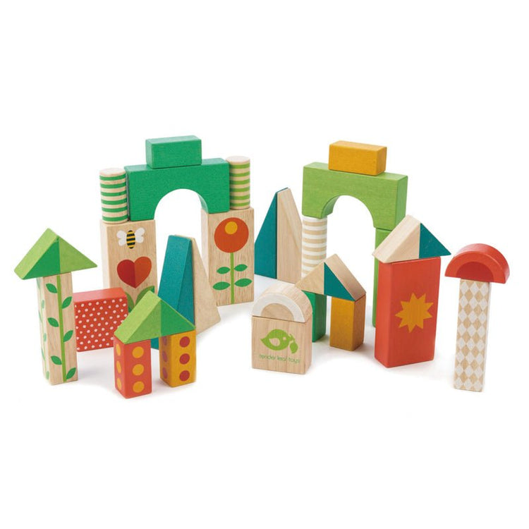 TENDER LEAF TOYS | WAGON WITH BLOCKS by TENDER LEAF TOYS - The Playful Collective