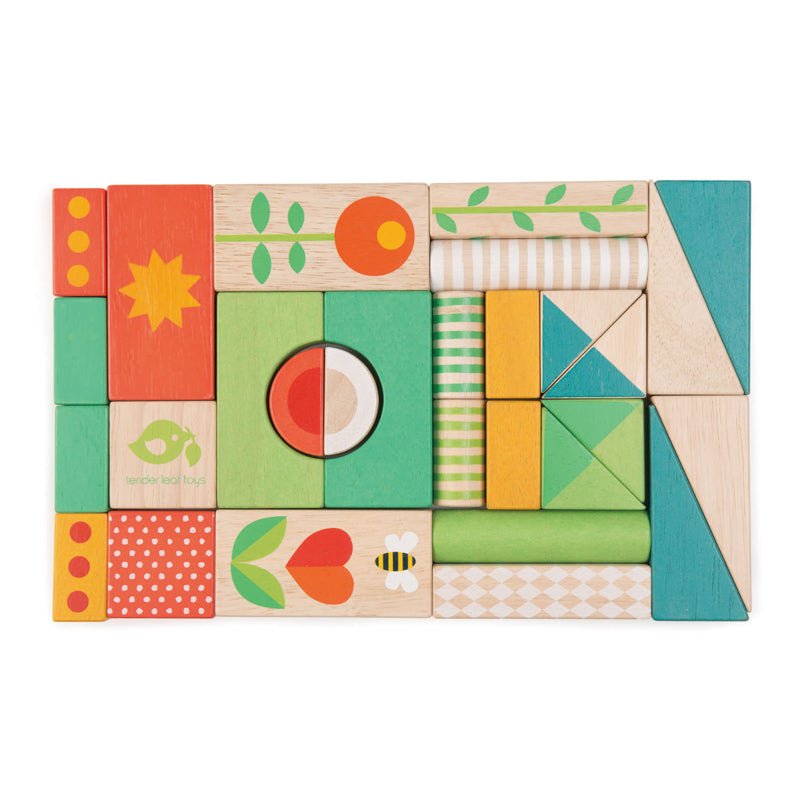 TENDER LEAF TOYS | WAGON WITH BLOCKS by TENDER LEAF TOYS - The Playful Collective