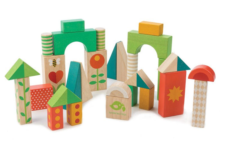 TENDER LEAF TOYS | WAGON WITH BLOCKS by TENDER LEAF TOYS - The Playful Collective