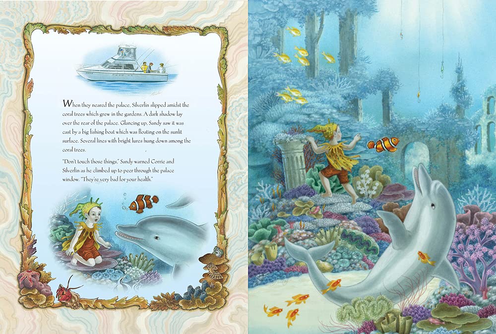 THE MERMAID PRINCESS AND THE TROUBLE AT THE PALACE (PAPERBACK) by SHIRLEY BARBER - The Playful Collective