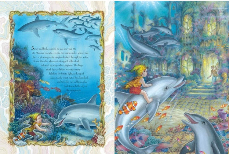 THE MERMAID PRINCESS (LENTICULAR HARDBACK) by SHIRLEY BARBER - The Playful Collective