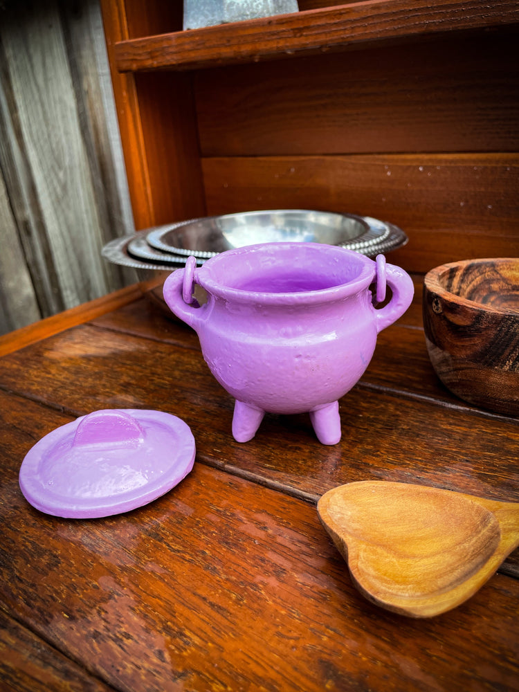 THE PLAYFUL COLLECTIVE | MINI CAST IRON CAULDRON - LAVENDER by THE PLAYFUL COLLECTIVE - The Playful Collective