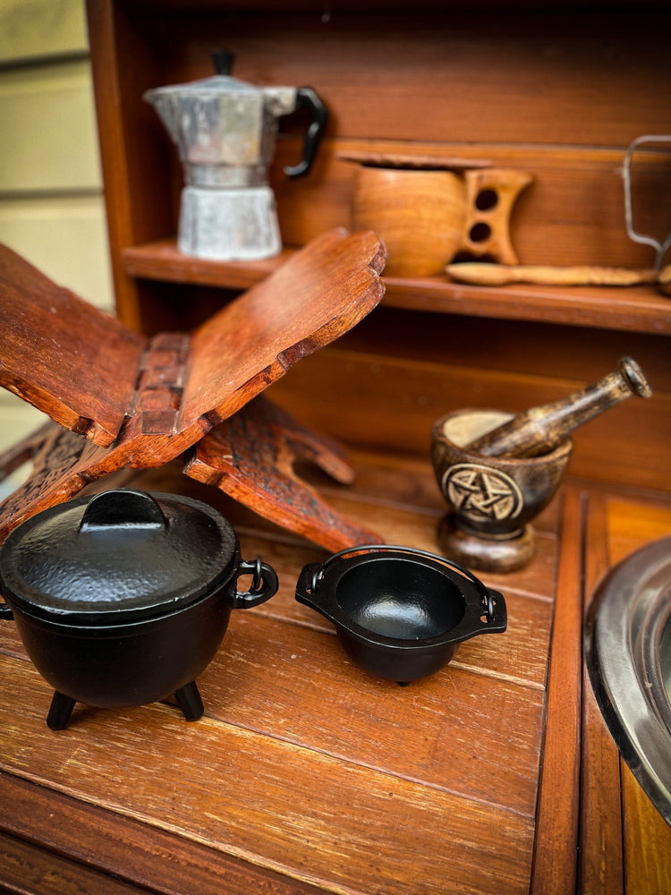 THE PLAYFUL COLLECTIVE | MINI CAST IRON OPEN CAULDRON - BLACK by THE PLAYFUL COLLECTIVE - The Playful Collective