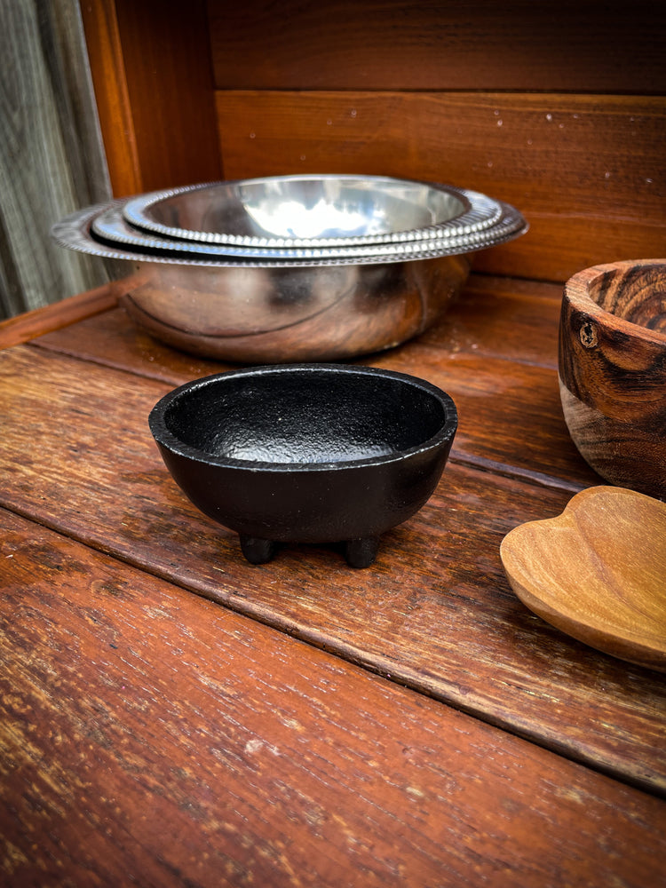 THE PLAYFUL COLLECTIVE | MINI OVAL CAST IRON CAULDRON - BLACK by THE PLAYFUL COLLECTIVE - The Playful Collective