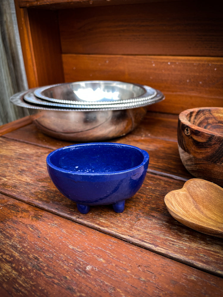 THE PLAYFUL COLLECTIVE | MINI OVAL CAST IRON CAULDRON - BLUE by THE PLAYFUL COLLECTIVE - The Playful Collective