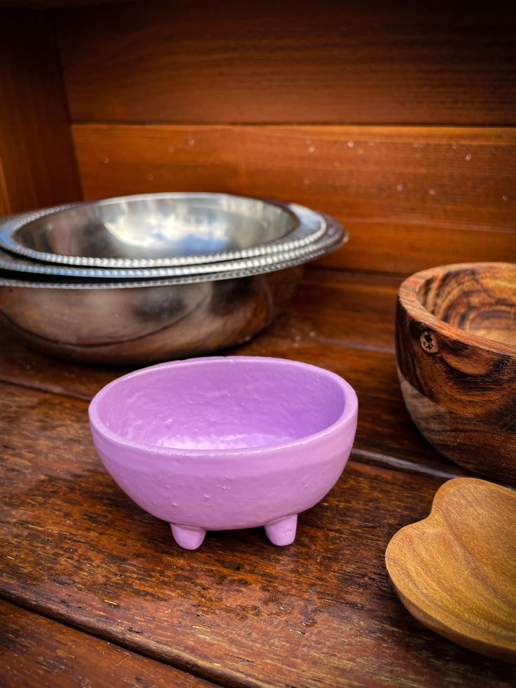 THE PLAYFUL COLLECTIVE | MINI OVAL CAST IRON CAULDRON - LAVENDER by THE PLAYFUL COLLECTIVE - The Playful Collective
