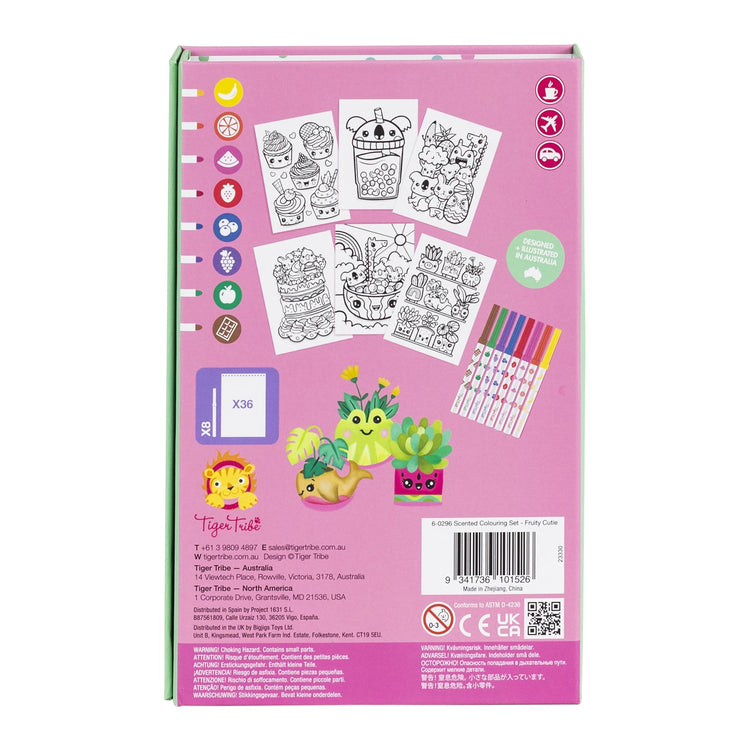 TIGER TRIBE | SCENTED COLOURING - FRUITY CUTIE by TIGER TRIBE - The Playful Collective