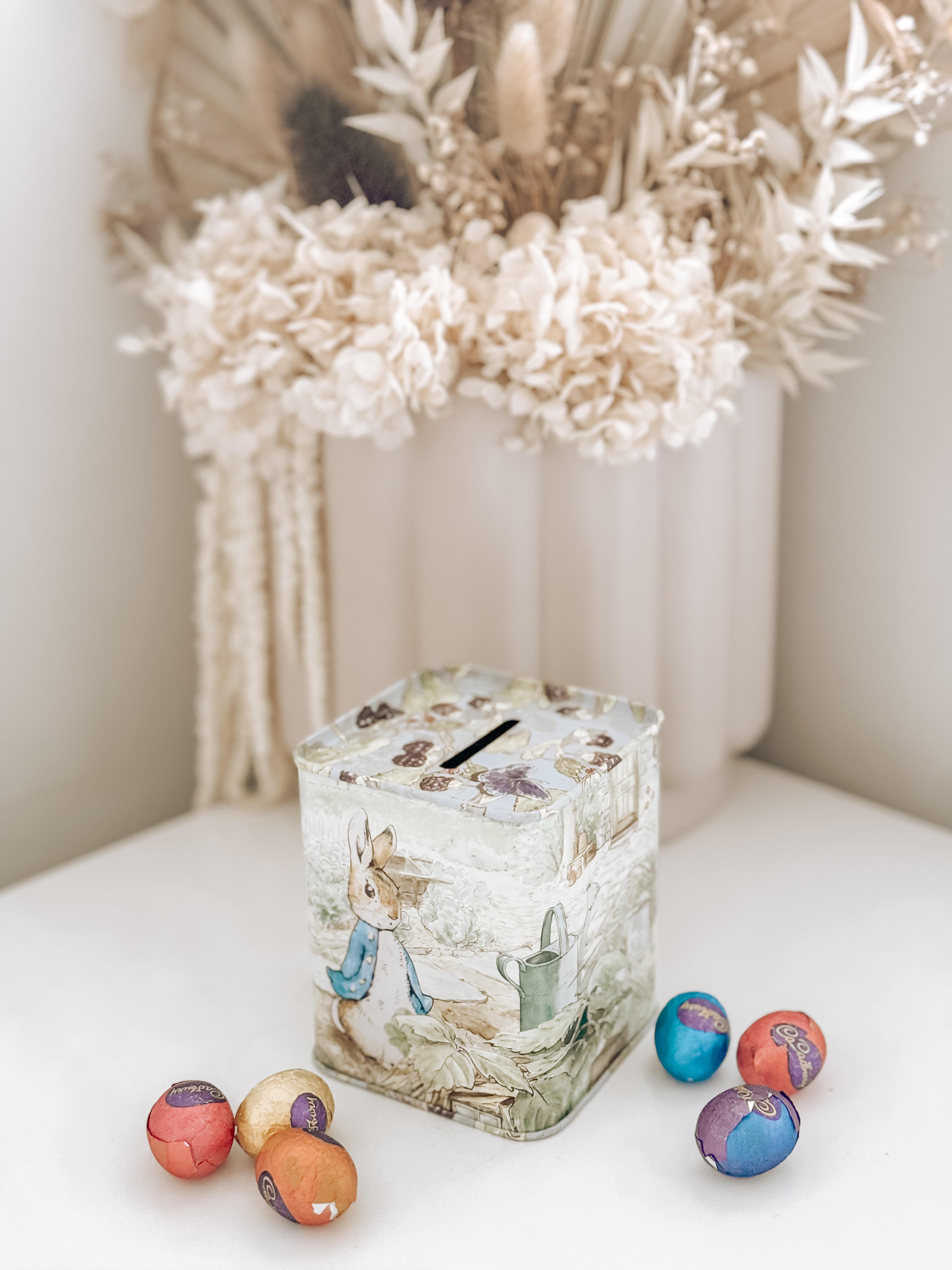 Peter Rabbit Money Box Tin by Tinco The Playful Collective