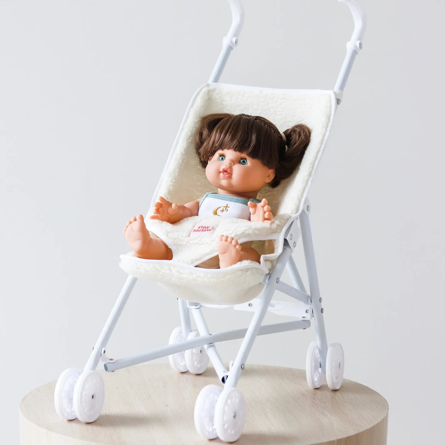 TINY HARLOW | FOLDING DOLL'S STROLLER 2.0 - SHERPA *PRE-ORDER* by TINY HARLOW - The Playful Collective