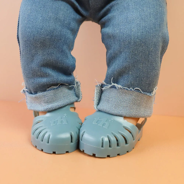 TINY HARLOW | TINY THREADS RUFFLE JUMPER & DENIM PANT SET by TINY HARLOW - The Playful Collective