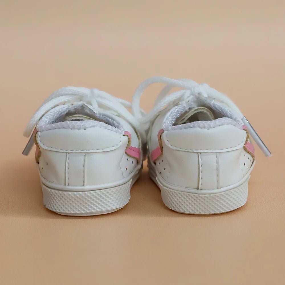 TINY HARLOW | TINY TOOTSIES CASUAL STRIPE SNEAKERS - PINK STRIPE by TINY HARLOW - The Playful Collective