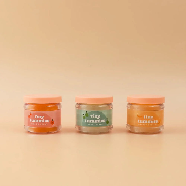 TINY HARLOW | TINY TUMMIES FOOD JAR & SPOON SET - BANANA CUSTARD by TINY HARLOW - The Playful Collective