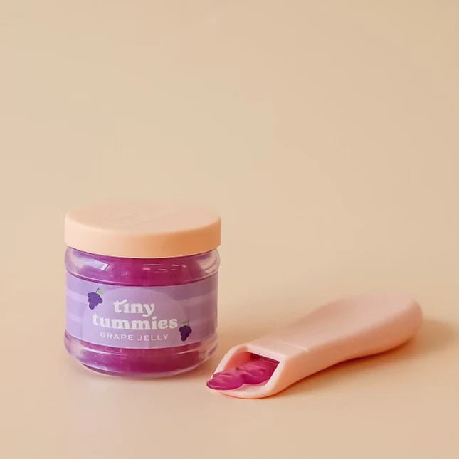 TINY HARLOW | TINY TUMMIES FOOD JAR & SPOON SET - GRAPE JELLY by TINY HARLOW - The Playful Collective