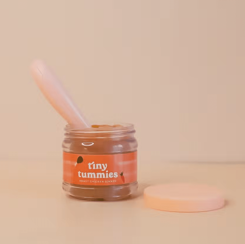 Tiny Tummies Food Jar & Spoon Set Roast Chicken Dinner by Tiny Harlow