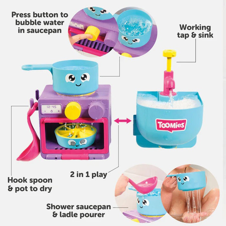 TOMY | TOOMIES BUBBLE & BAKE BATHTIME KITCHEN by TOMY - The Playful Collective