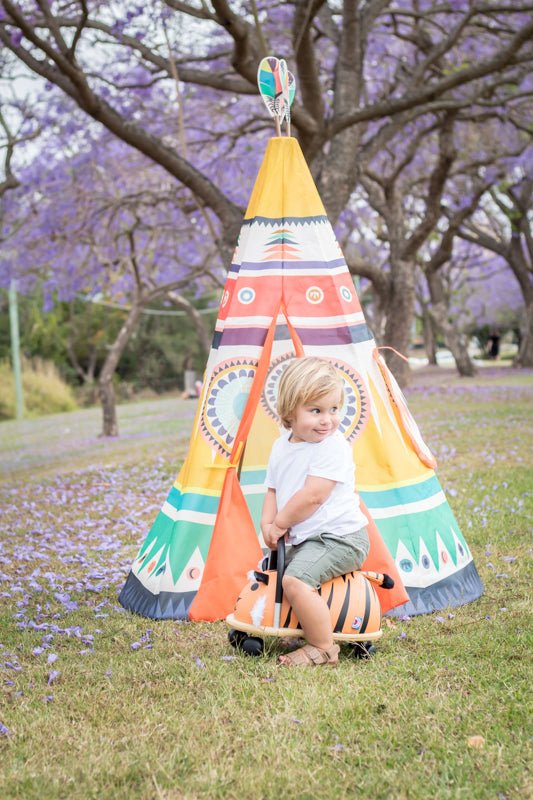 WHEELY BUG | SMALL TIGER RIDE-ON by WHEELY BUG - The Playful Collective