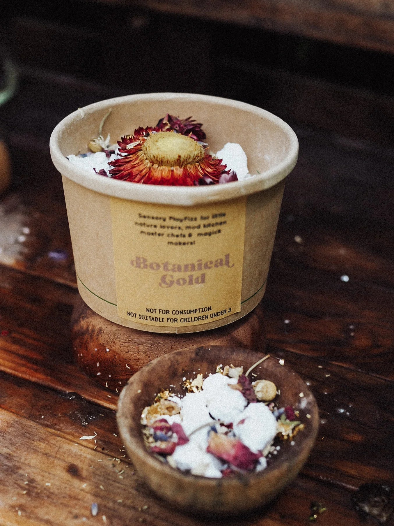 WILD MOUNTAIN CHILD | BOTANICAL GOLD CRUMBLE PLAYFIZZ - CUP by WILD MOUNTAIN CHILD - The Playful Collective