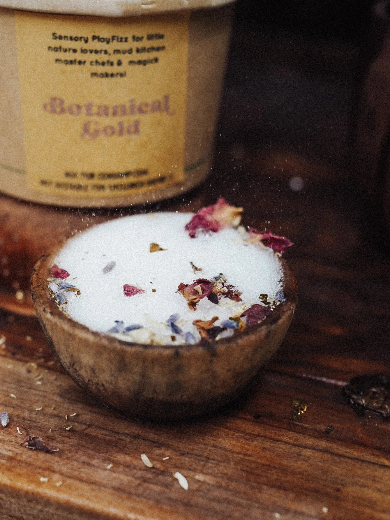 WILD MOUNTAIN CHILD | BOTANICAL GOLD CRUMBLE PLAYFIZZ - CUP by WILD MOUNTAIN CHILD - The Playful Collective