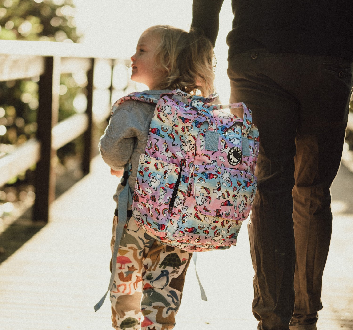 WOLFPACK KIDS' BACKPACK - BORN TO SPARKLE by WOLF GANG DESIGNS - The Playful Collective