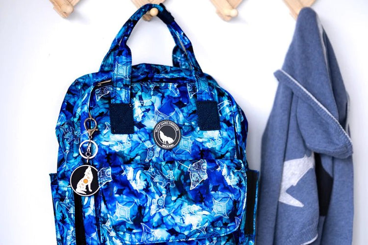 WOLFPACK KIDS' BACKPACK - OTHER FISH IN THE SEA by WOLF GANG DESIGNS - The Playful Collective